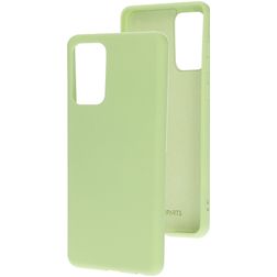 Mobiparts Samsung Galaxy A72 Silikon Hülle Backcover - Pistache Green