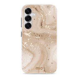 MIO Samsung Galaxy S25 MagSafe Hülle Hardcase Backcover - Gold Marble