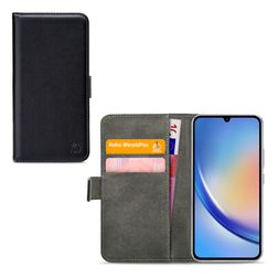 Mobilize Classic Gelly Wallet Samsung Galaxy A34 Klapphülle Portemonnaie - Schwarz