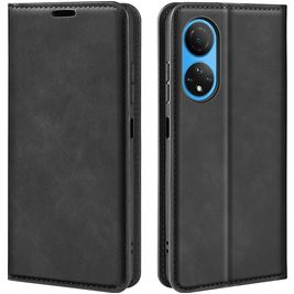 Mobigear Retro Slim HONOR X7 Hülle Klapphülle Geldbörse - Schwarz