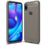 Mobigear Brushed Slim Xiaomi Mi Play Hülle Flexibles TPU Backcover - Grau