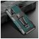 Mobigear Armor Stand Samsung Galaxy A52 Hülle Hardcase Backcover Stoßfest mit Ständer - Grün