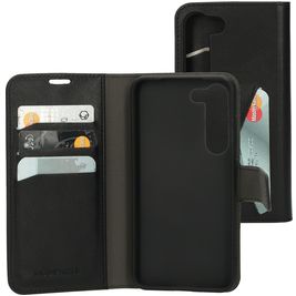 Mobiparts Classic Wallet Samsung Galaxy S23 Hülle Klapphülle Geldbörse - Schwarz
