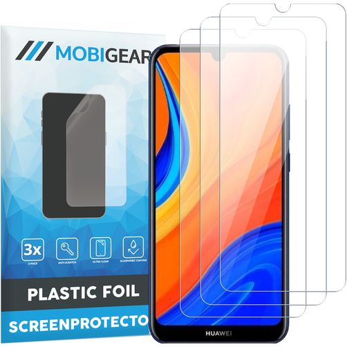 Mobigear Huawei Y6s Displayschutz Schutzfolie - Hüllenfreundlich (3er Pack)