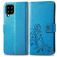 Mobigear Clover Samsung Galaxy A22 5G Hülle Klapphülle Geldbörse - Blau