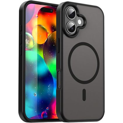 Mobigear Shockproof iPhone 17 MagSafe Hülle Hardcase Backcover - Schwarz