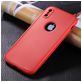 Mobigear FlexGuard iPhone XS Hülle Flexibles TPU Backcover - Rot