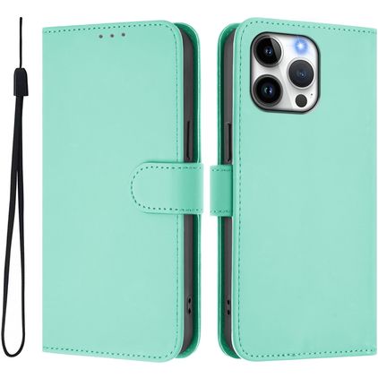Mobigear Urban Wallet iPhone 16 Pro Max Klapphülle Portemonnaie - Grün