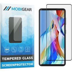 Mobigear Curved LG Wing Panzerglas Displayschutz - Hüllenfreundlich - Schwarz
