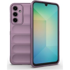 Mobigear Bumpy Samsung Galaxy A16 Hülle Flexibles TPU Backcover - Lila