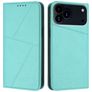 Mobigear Frosted Flip iPhone 17 Pro Max Hülle Klapphülle Geldbörse - Blau