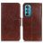 Mobigear Classy Motorola Edge 30 Hülle Klapphülle Geldbörse - Braun