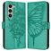 Mobigear Butterfly Samsung Galaxy Z Fold 6 Hülle Klapphülle Geldbörse - Grün