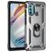 Mobigear Armor Ring Motorola Moto G60 Hülle Hardcase Backcover Stoßfest mit Ringhalter - Silber Mobigear Armor Ring Motorola Moto G60 Hülle Hardcase Backcover Stoßfest mit Ringhalter - Silber