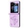 Mobigear Butterfly Samsung Galaxy Z Flip 6 Hülle Backcover - Lila