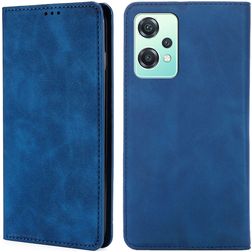 Mobigear Retro Slim Realme 9 Pro Hülle Klapphülle Geldbörse - Blau