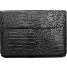 Mobigear Envelope Croco Laptop Sleeve 11 Zoll Laptop Hülle - Schwarz
