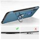 Mobigear Armor Ring Huawei Nova 3 Hülle Hardcase Backcover Stoßfest mit Ringhalter - Blau