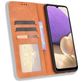 Mobigear Sensation Samsung Galaxy A13 5G Hülle Klapphülle Geldbörse - Braun