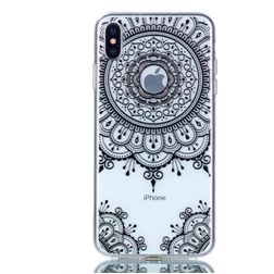Mobigear Design iPhone XS Max Hülle Flexibles TPU Backcover - Totem