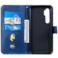 Mobigear Zipper Xiaomi Mi Note 10 Lite Hülle Klapphülle Geldbörse - Blau