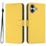 Mobigear Urban Wallet iPhone 16 Plus Hülle Klapphülle Geldbörse - Gelb