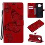 Mobigear Butterfly Xiaomi Mi 10T Lite Hülle Klapphülle Geldbörse - Rot