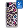 My Style Magneta iPhone X Hülle Flexibles TPU Backcover - Leopard