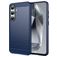 Mobigear Brushed Slim Samsung Galaxy S24 FE Hülle Flexibles TPU Backcover - Blau