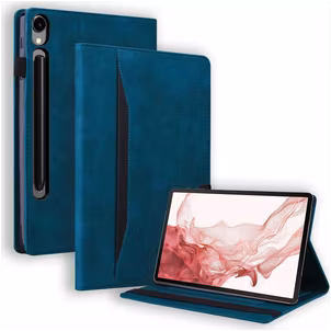 Mobigear Folio Samsung Galaxy Tab S10 FE Plus Hülle Klapphülle - Blau