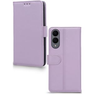 Mobilize Premium Gelly Samsung Galaxy S25 Edge Hülle Klapphülle Geldbörse - Lila