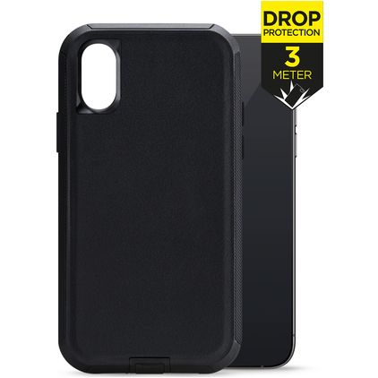 Mobilize Defender iPhone X Hülle Hardcase Backcover Stoßfest - Schwarz