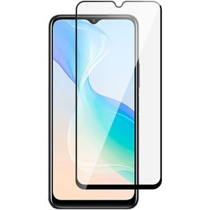 Mobigear Premium Vivo Y33s Panzerglas Gehärtetes Glas Displayschutz - Hüllenfreundlich - Schwarz