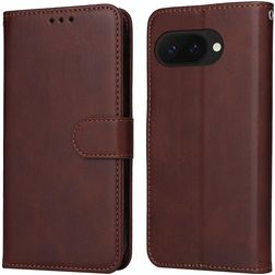 Mobigear Wallet Google Pixel 9a Hülle Klapphülle Geldbörse - Braun