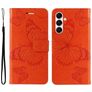 Mobigear Butterfly Samsung Galaxy A26 Hülle Klapphülle Geldbörse - Orange