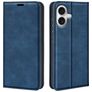 Mobigear Retro Slim iPhone 17 Hülle Klapphülle Geldbörse - Dunkelblau