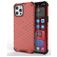 Mobigear Honeycomb iPhone 13 Hülle Hardcase Backcover Stoßfest - Rot