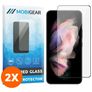Mobigear Premium Samsung Galaxy S23 Panzerglas Displayschutz - Hüllenfreundlich - Schwarz (2er Pack)
