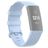 Mobigear Cross Silikon Fitbit Charge 4 Armband Dornschließe - Babyblau