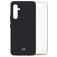 Mobilize Rubber Gelly Samsung Galaxy A54 Hülle Flexibles TPU Backcover - Matt Black