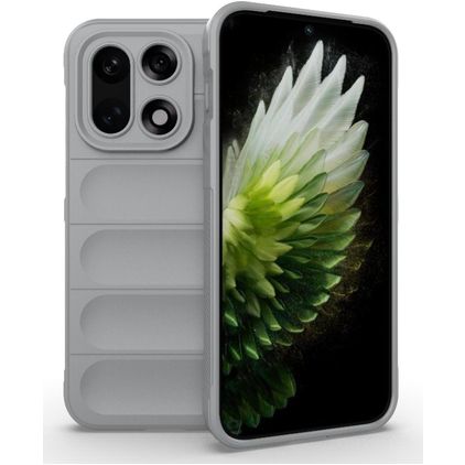 Mobigear Bumpy OnePlus 15 Hülle Flexibles TPU Backcover - Grau