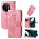 Mobigear Butterfly OnePlus 11 Klapphülle Portemonnaie - Pink