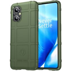 Mobigear Rugged Shield OPPO Reno 8 Lite Hülle Flexibles TPU Backcover Stoßfest - Grün