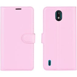 Mobigear Classic Nokia 1.3 Hülle Klapphülle Geldbörse - Pink