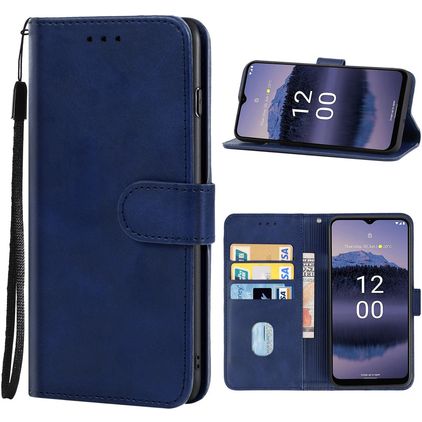 Mobigear Wallet Nokia G11 Plus Hülle Klapphülle Geldbörse - Blau