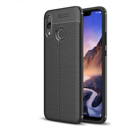 Mobigear Luxury Huawei Nova 3 Hülle Flexibles TPU Backcover - Schwarz