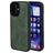 Mobiparts Classic iPhone 16 MagSafe Hülle TPU,Kunstleder Backcover - Emerald Green