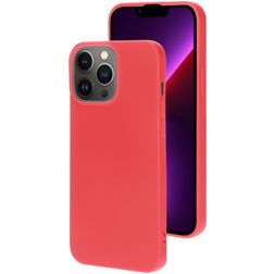 Mobiparts iPhone 13 Pro Max Silikon Hülle Backcover - Scarlet Red