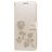 Mobigear Roses Xiaomi Redmi Note 9S Klapphülle Portemonnaie - Gold