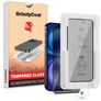 GrizzlyCoat AlignPro AntiSpy iPhone 16 Plus Panzerglas Gehärtetes Glas Displayschutz Privacy - Hüllenfreundlich + Applikator